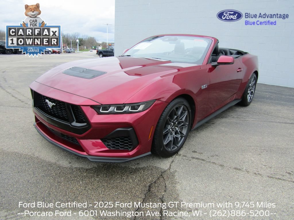 Certified 2025 Ford Mustang GT Premium w/ GT Performance Package RWD image 2