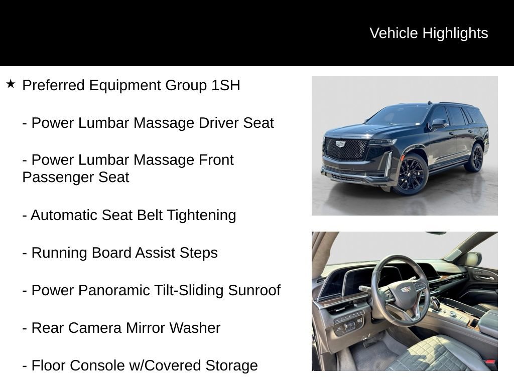 Used 2023 Cadillac Escalade Sport Platinum w/ LPO, ONYX Package AWD/4WD image 6