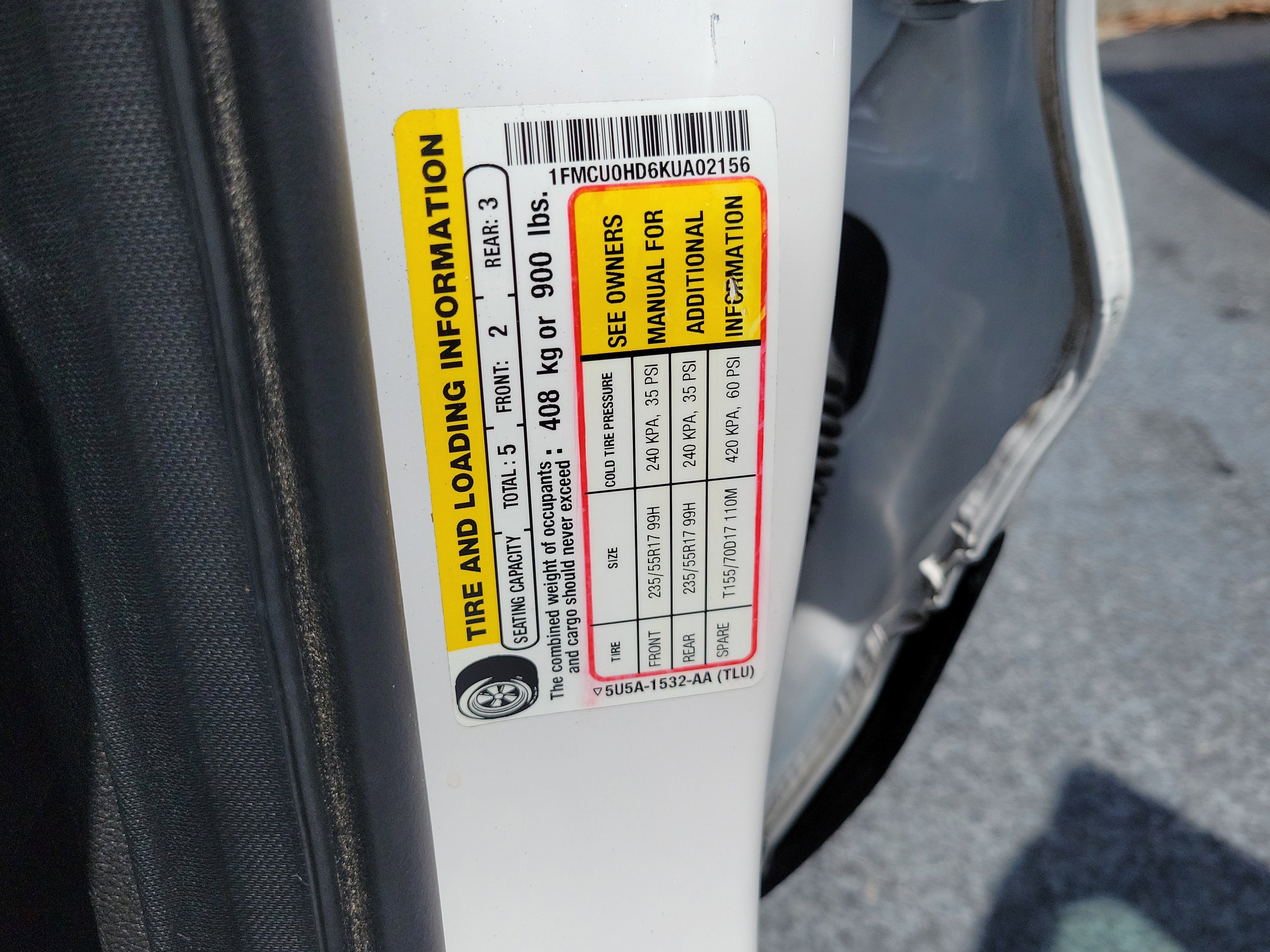 Certified 2019 Ford Escape SEL FWD image 31