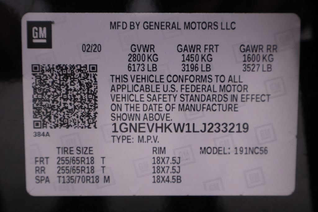 Used 2020 Chevrolet Traverse LT w/ LPO, Floor Liner Package AWD/4WD image 44
