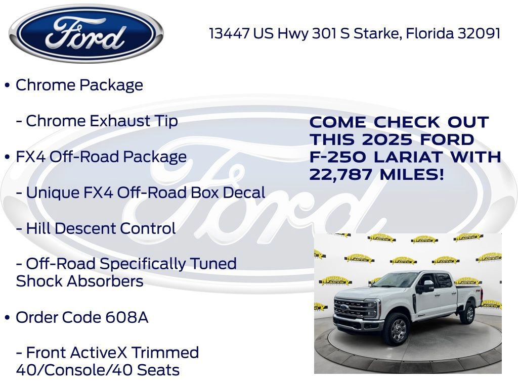 Certified 2025 Ford F250 Lariat w/ Chrome Package image 20