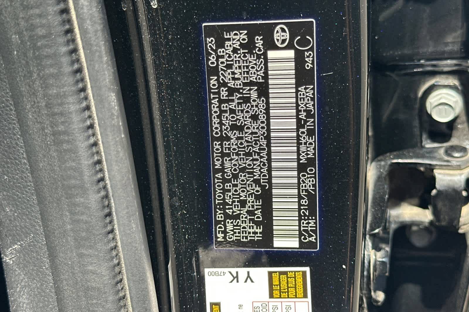 Used 2023 Toyota Prius LE FWD image 29