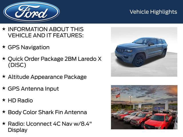 Used 2021 Jeep Grand Cherokee Laredo X image 11