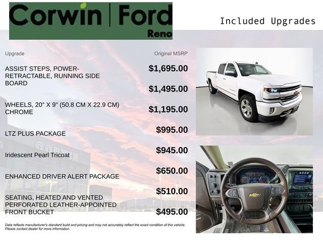 Used 2018 Chevrolet Silverado 1500 LTZ Z71 w/ LTZ Plus Package image 10