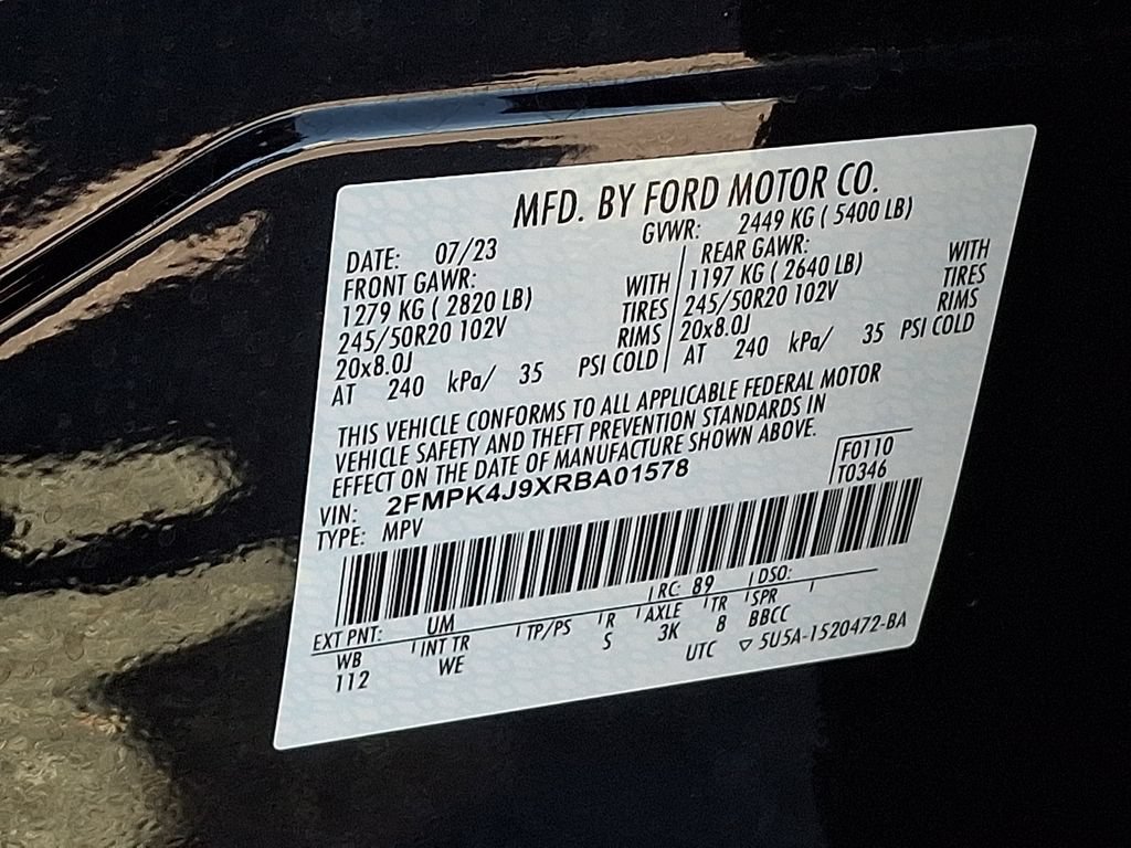 Certified 2024 Ford Edge ST-Line AWD/4WD image 27