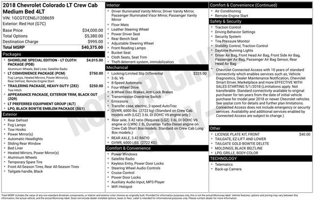 Used 2018 Chevrolet Colorado LT image 38