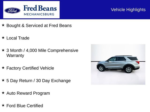 Certified 2021 Ford Explorer XLT w/ Class III Trailer Tow Package AWD/4WD image 7