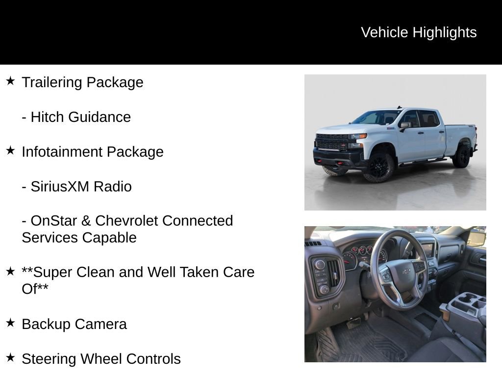 Used 2022 Chevrolet Silverado 1500 Custom Trail Boss w/ Safety Confidence Package image 11