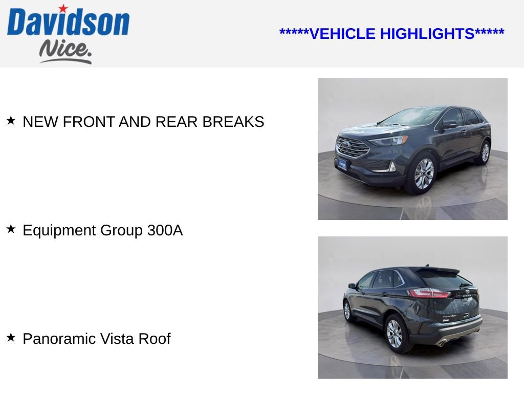 Certified 2022 Ford Edge Titanium AWD/4WD image 4