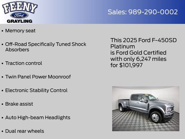Certified 2025 Ford F450 Platinum w/ FX4 Off-Road Package image 18