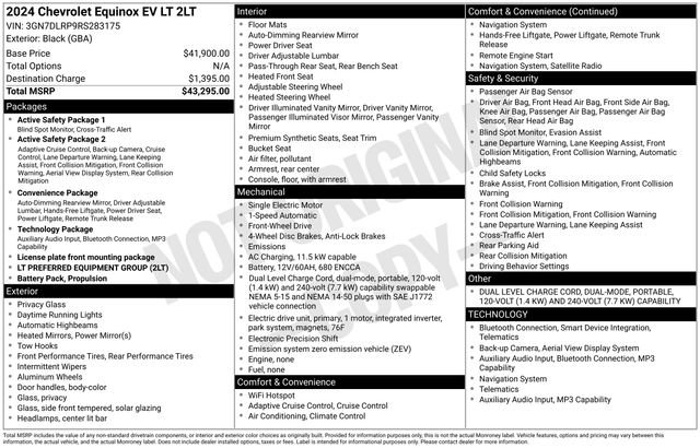 Used 2024 Chevrolet Equinox EV LT FWD image 35