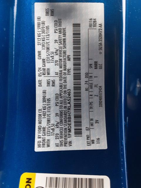 Certified 2024 Ford Bronco Outer Banks w/ Sasquatch Package AWD/4WD image 32