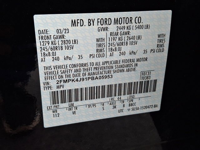 Certified 2023 Ford Edge SEL AWD/4WD image 26