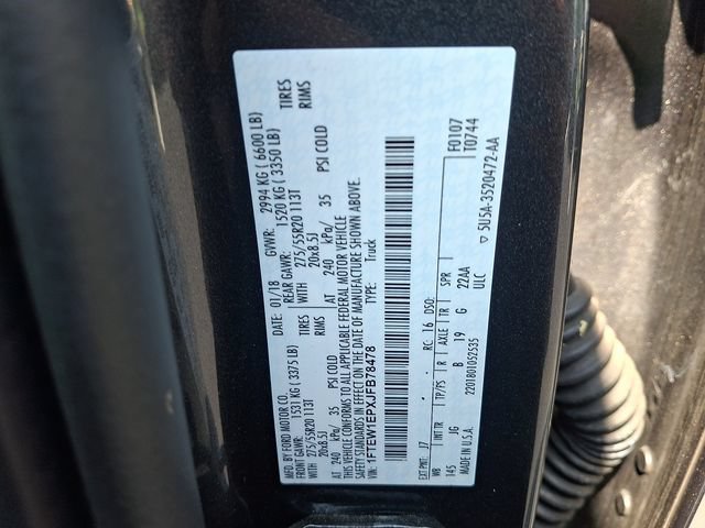 Certified 2018 Ford F150 XL w/ Equipment Group 101A Mid AWD/4WD image 32