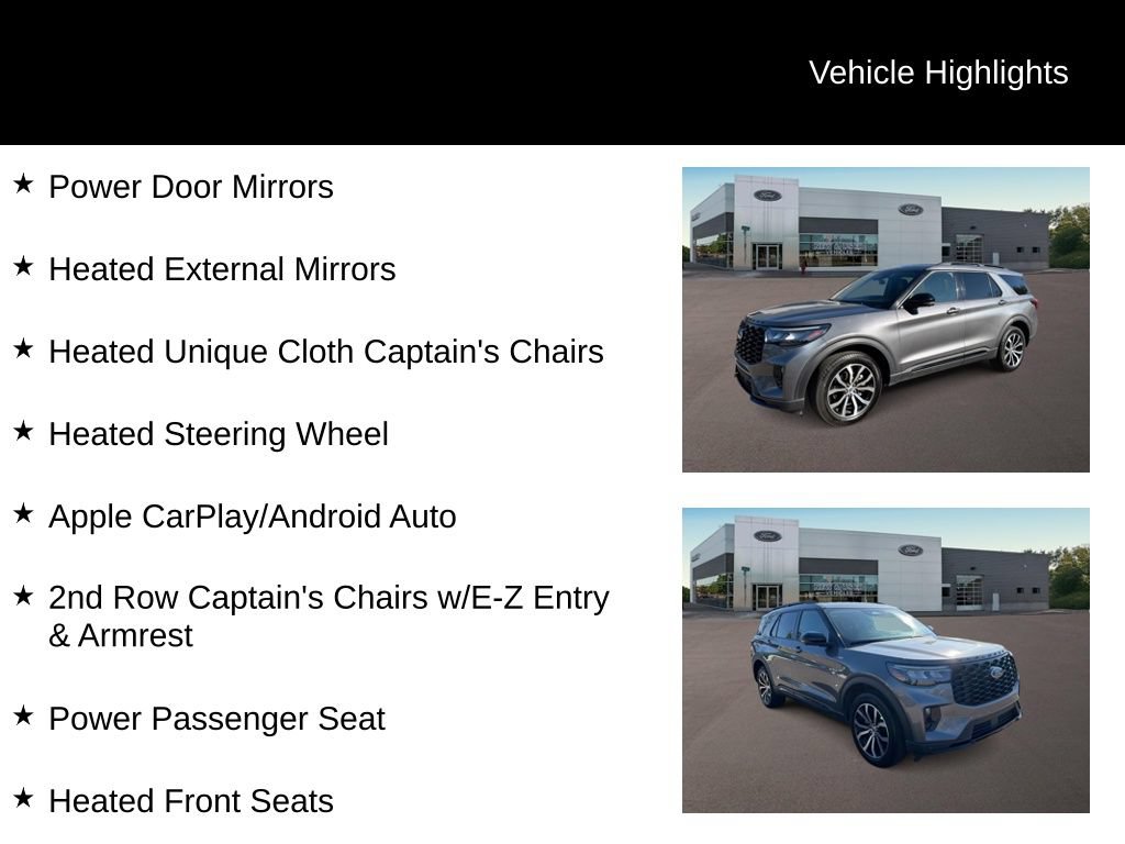 Certified 2025 Ford Explorer ST-Line AWD/4WD image 17