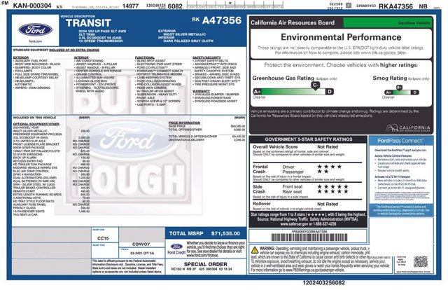 Certified 2024 Ford Transit 350 XLT AWD/4WD image 28