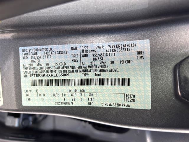 Certified 2024 Ford Ranger Lariat w/ Trailer Tow Package image 21