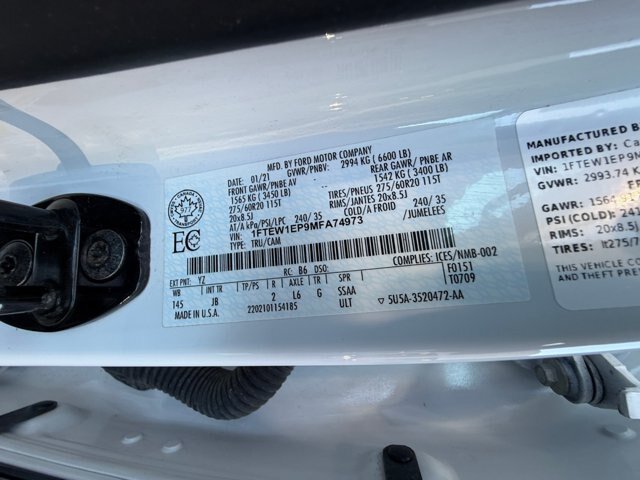 Certified 2021 Ford F150 XL w/ Equipment Group 101A High AWD/4WD image 25