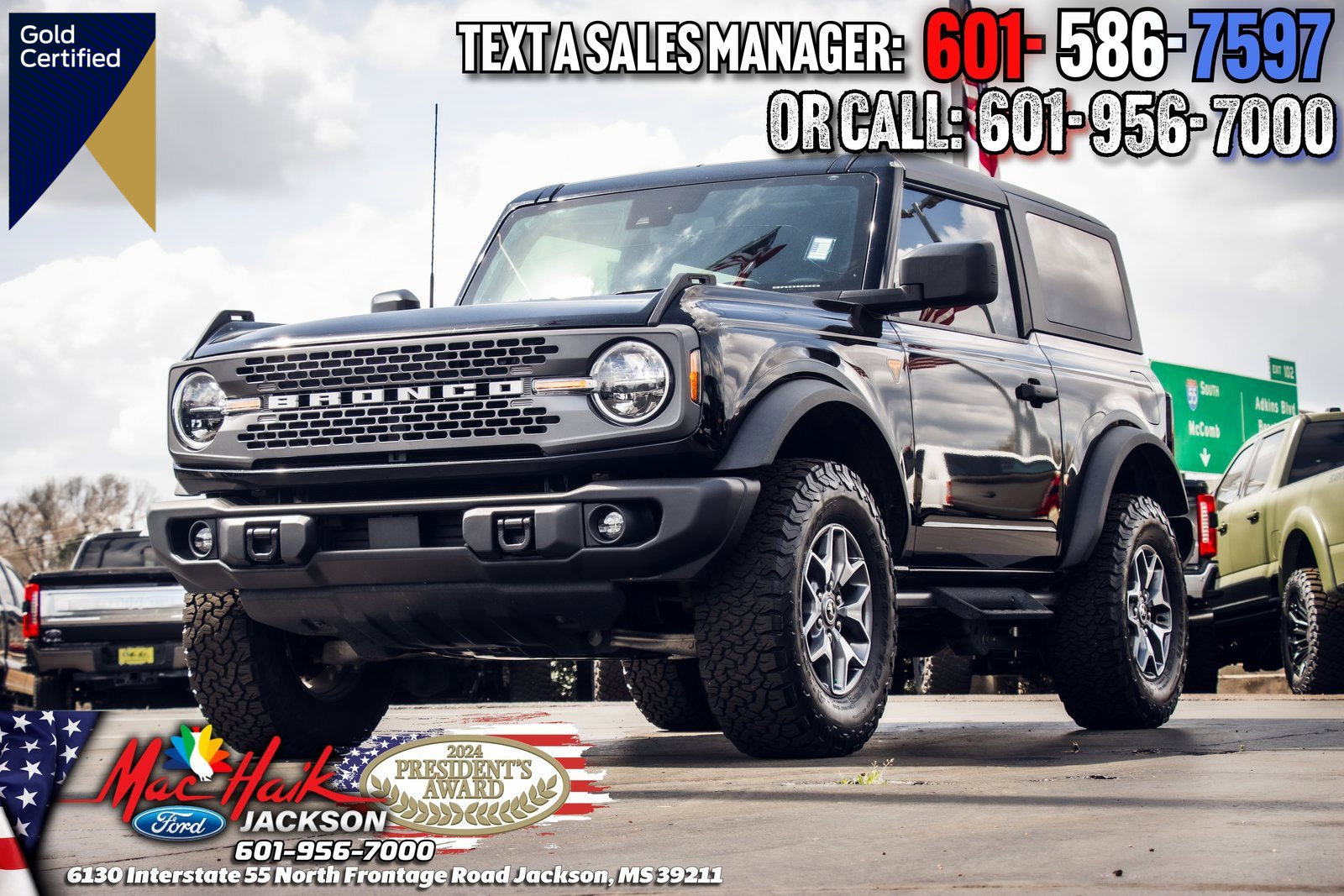 Certified 2023 Ford Bronco Badlands image 1