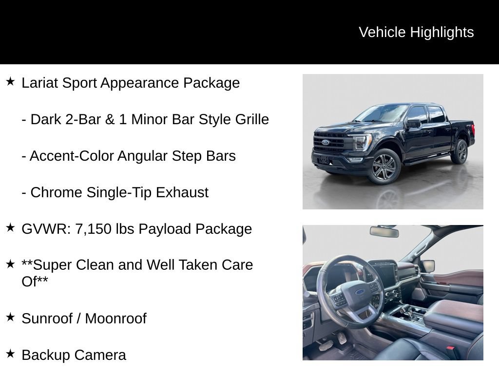 Certified 2023 Ford F150 Lariat w/ Equipment Group 502A High AWD/4WD image 16