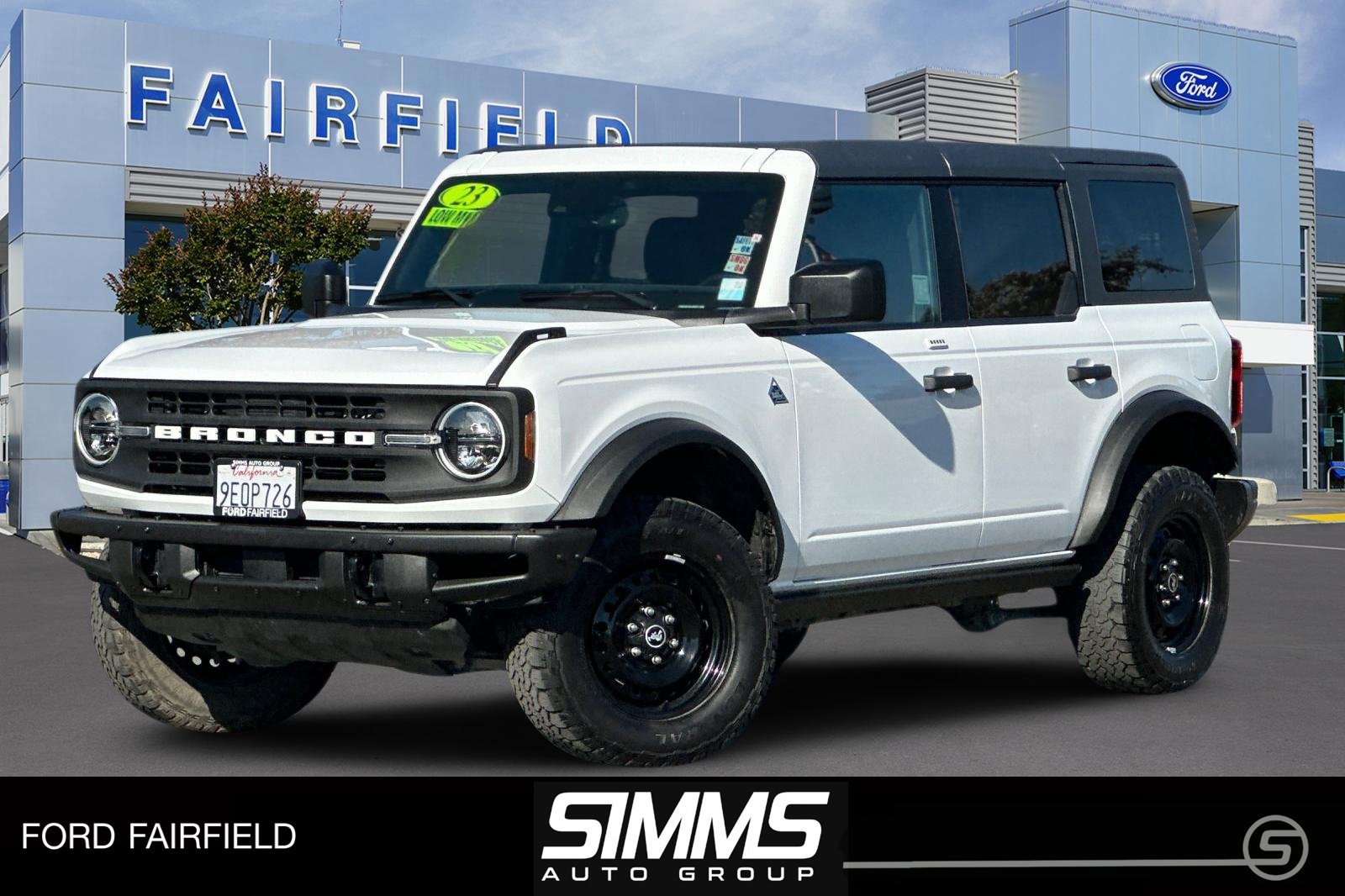 Certified 2023 Ford Bronco Black Diamond AWD/4WD 360° Tour