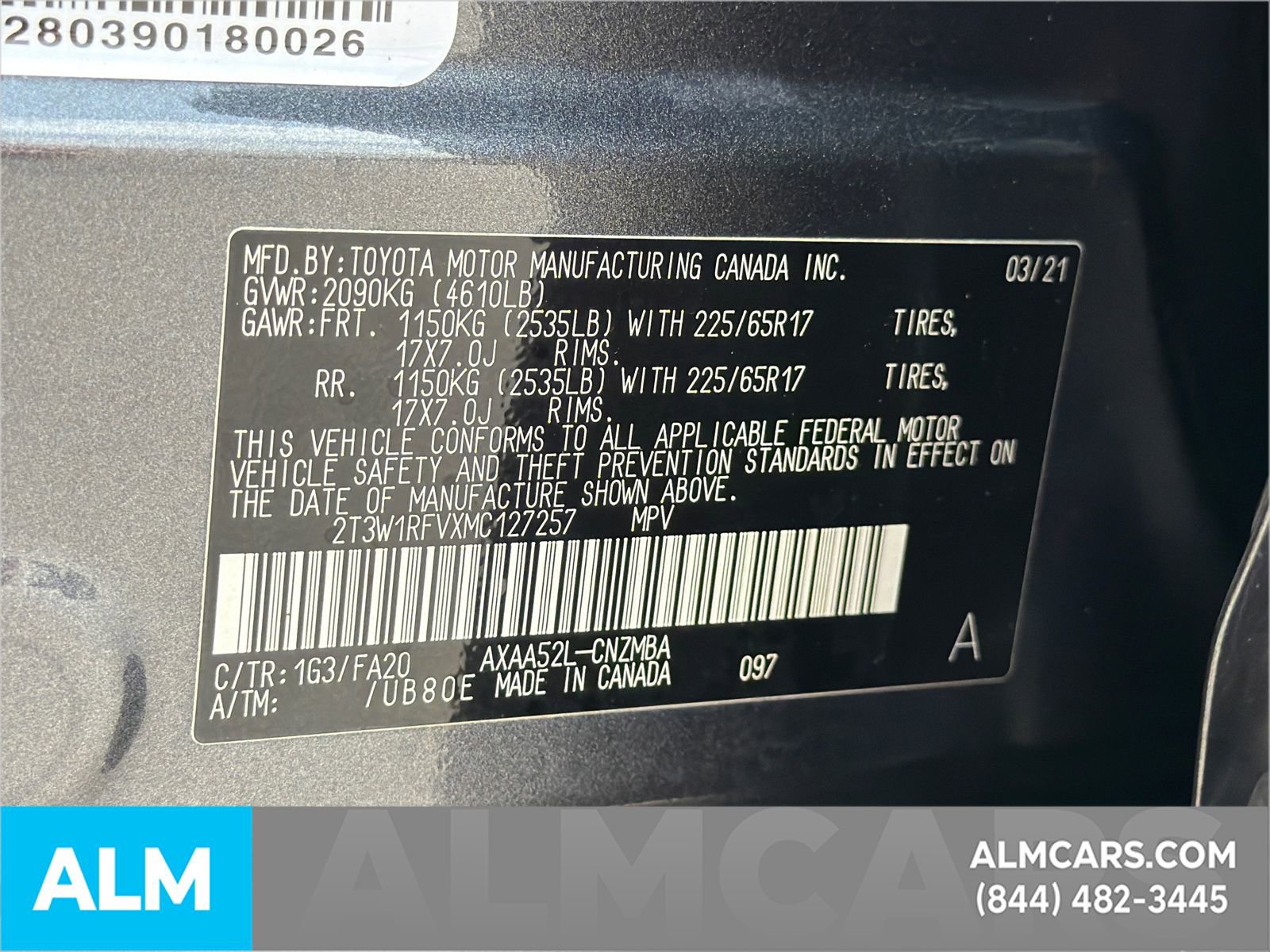 Used 2021 Toyota RAV4 XLE w/ Convenience Package FWD image 39