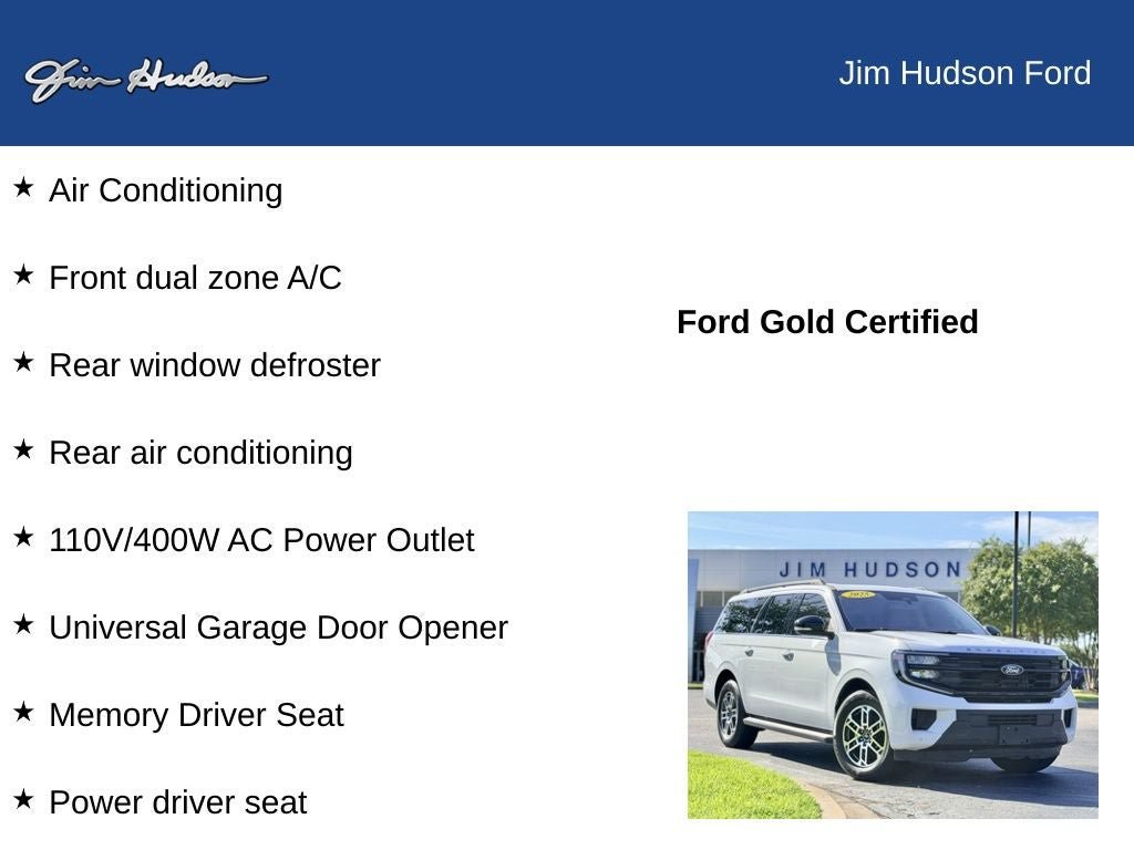 Certified 2025 Ford Expedition Max Active RWD image 13