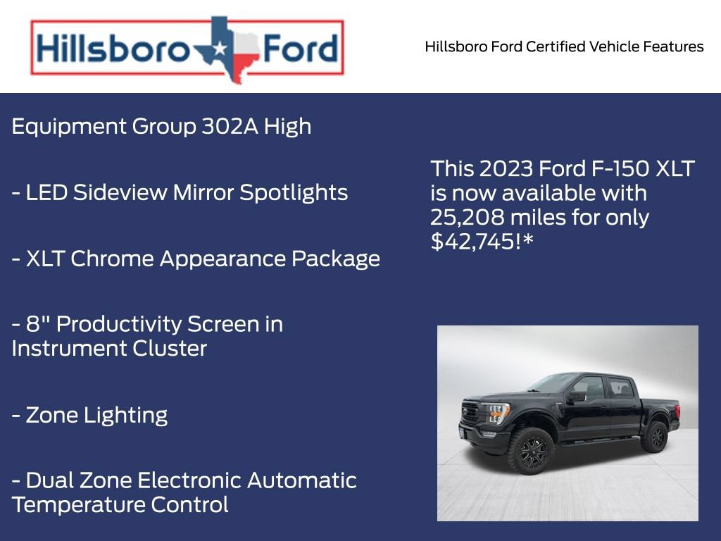 Certified 2023 Ford F150 XLT w/ Equipment Group 302A High AWD/4WD image 9