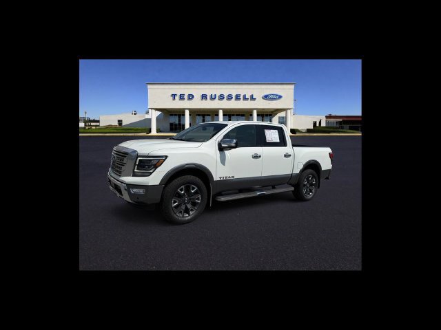 Used 2021 Nissan Titan Platinum Reserve w/ Moonroof Package AWD/4WD image 1