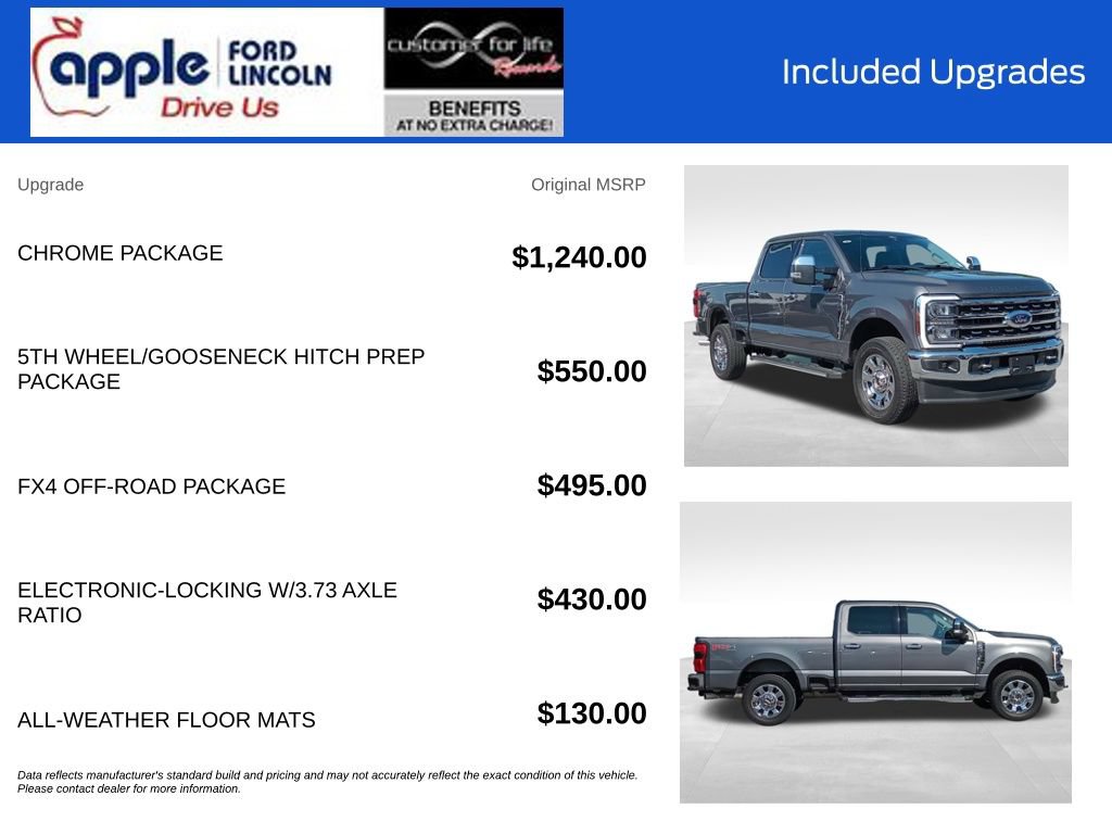 Certified 2024 Ford F250 Lariat w/ Chrome Package AWD/4WD image 4