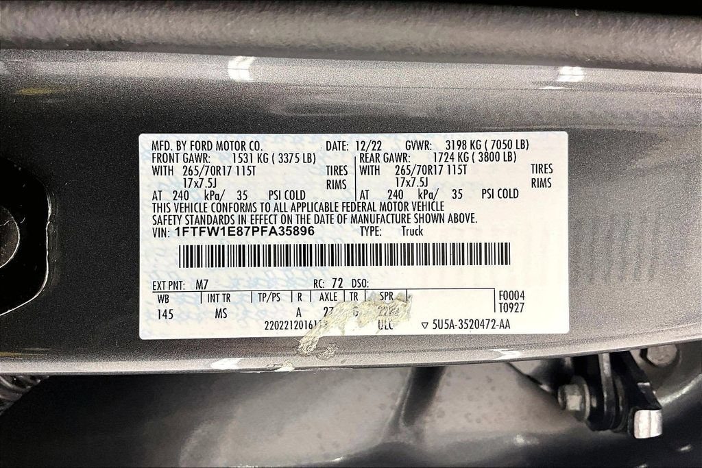 Certified 2023 Ford F150 XLT AWD/4WD image 36