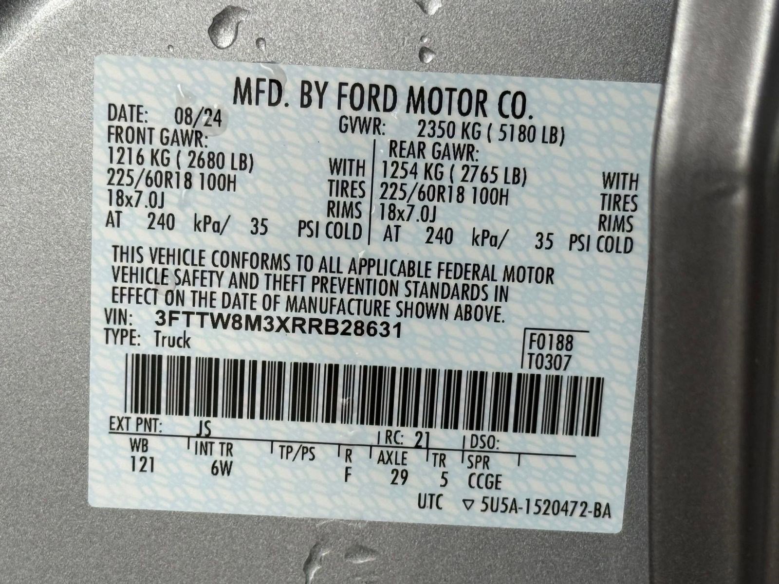 Certified 2024 Ford Maverick Lariat w/ Black Appearance Package FWD image 21