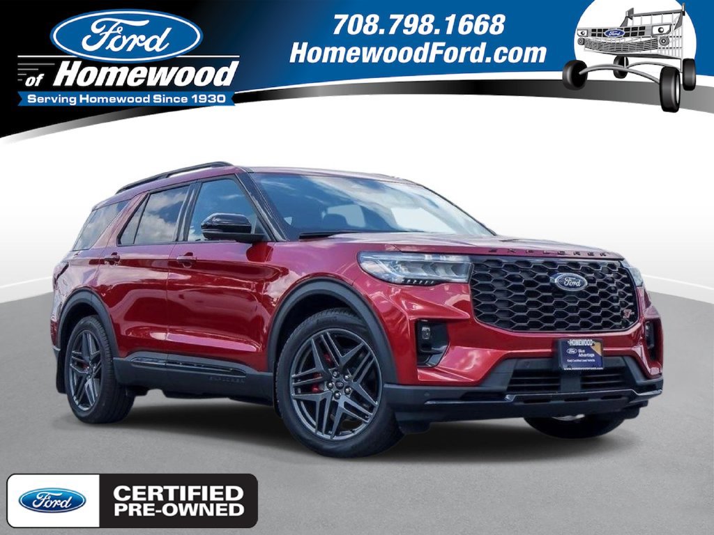 Certified 2025 Ford Explorer ST AWD/4WD image 1