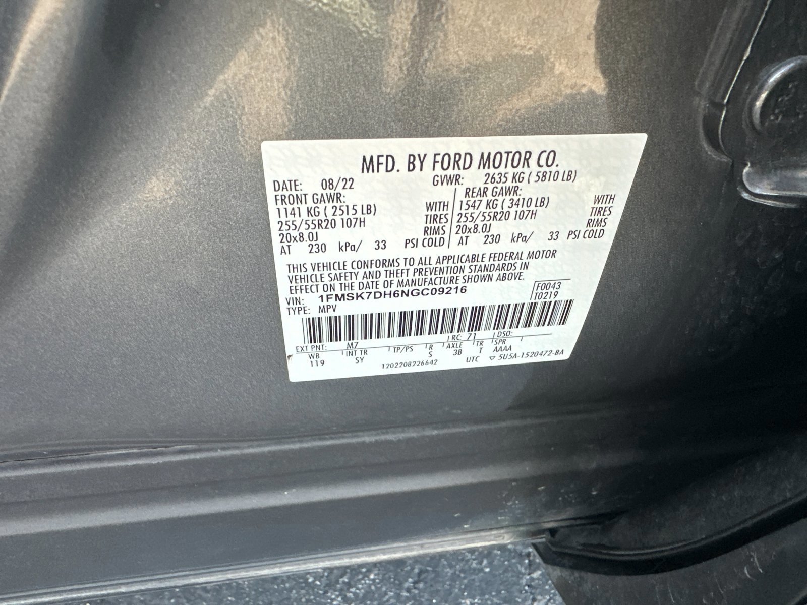 Certified 2022 Ford Explorer XLT w/ Equipment Group 202A image 31