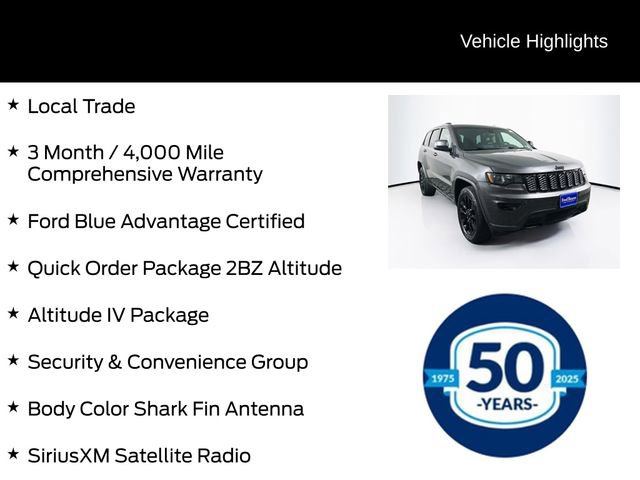 Used 2018 Jeep Grand Cherokee Altitude AWD/4WD image 6
