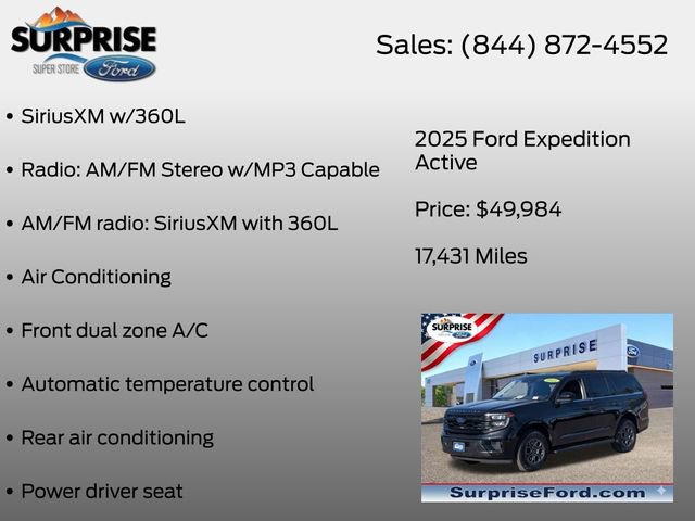 Certified 2025 Ford Expedition Active RWD image 12