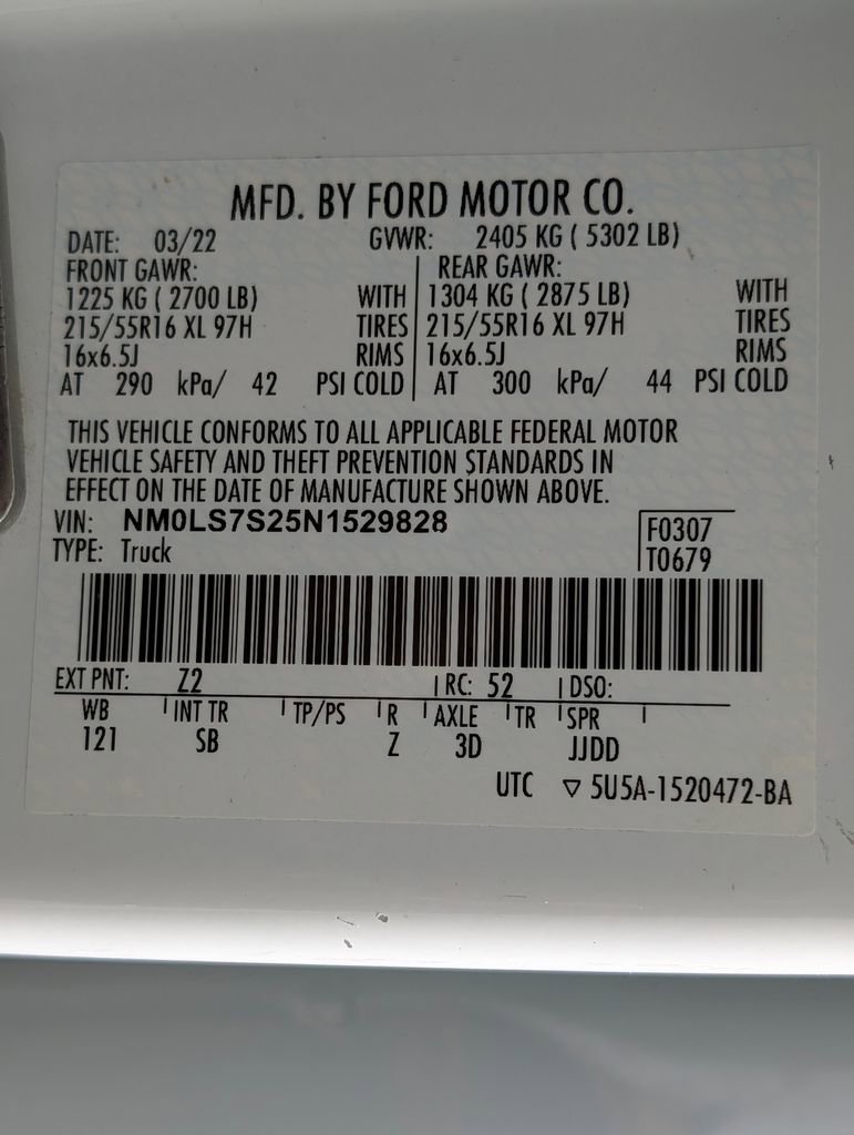 Certified 2022 Ford Transit Connect XL FWD image 24