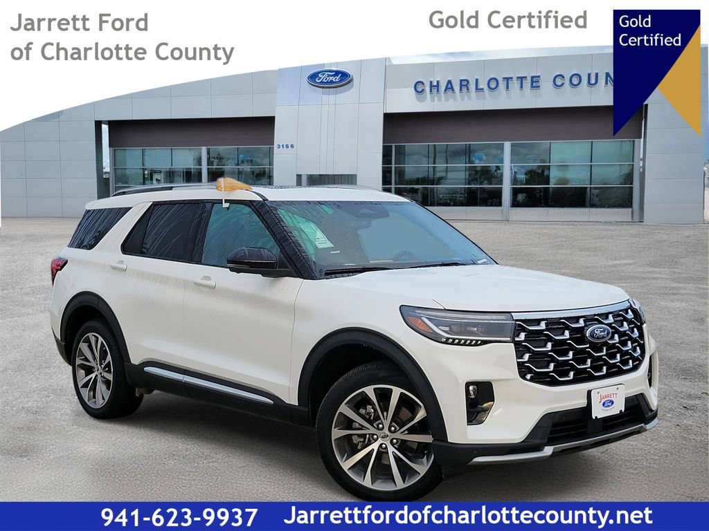 Certified 2025 Ford Explorer Platinum w/ Ultimate Package