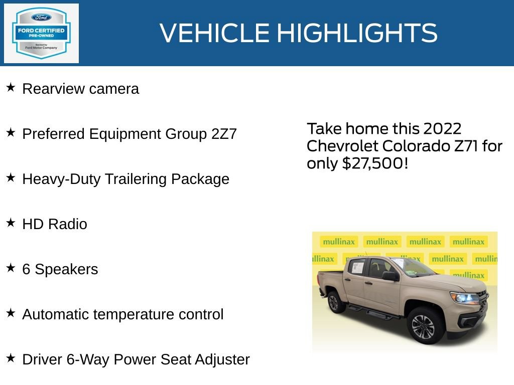 Used 2022 Chevrolet Colorado Z71 RWD image 23
