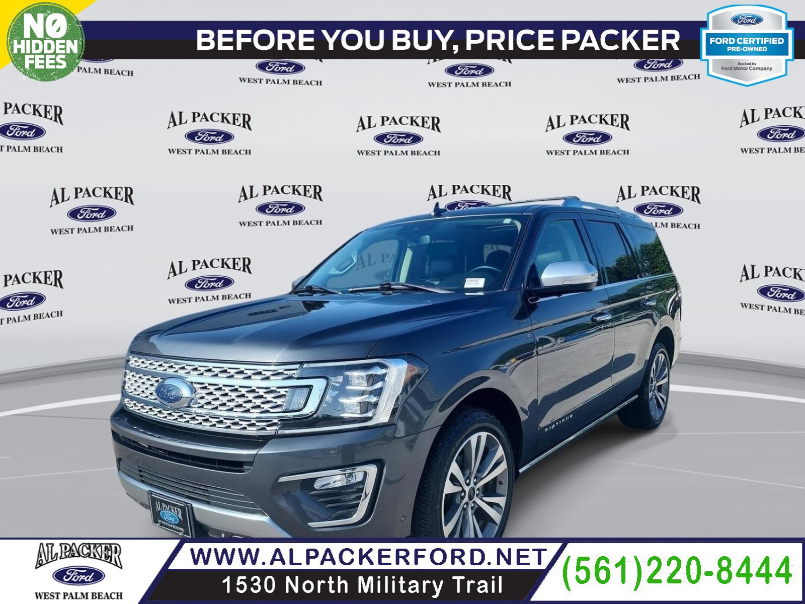 Certified 2020 Ford Expedition Platinum RWD image 1