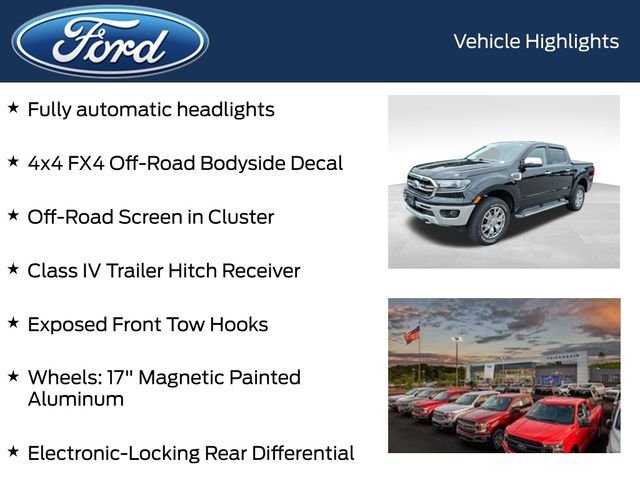 Certified 2019 Ford Ranger Lariat w/ Equipment Group 501A Mid AWD/4WD image 9