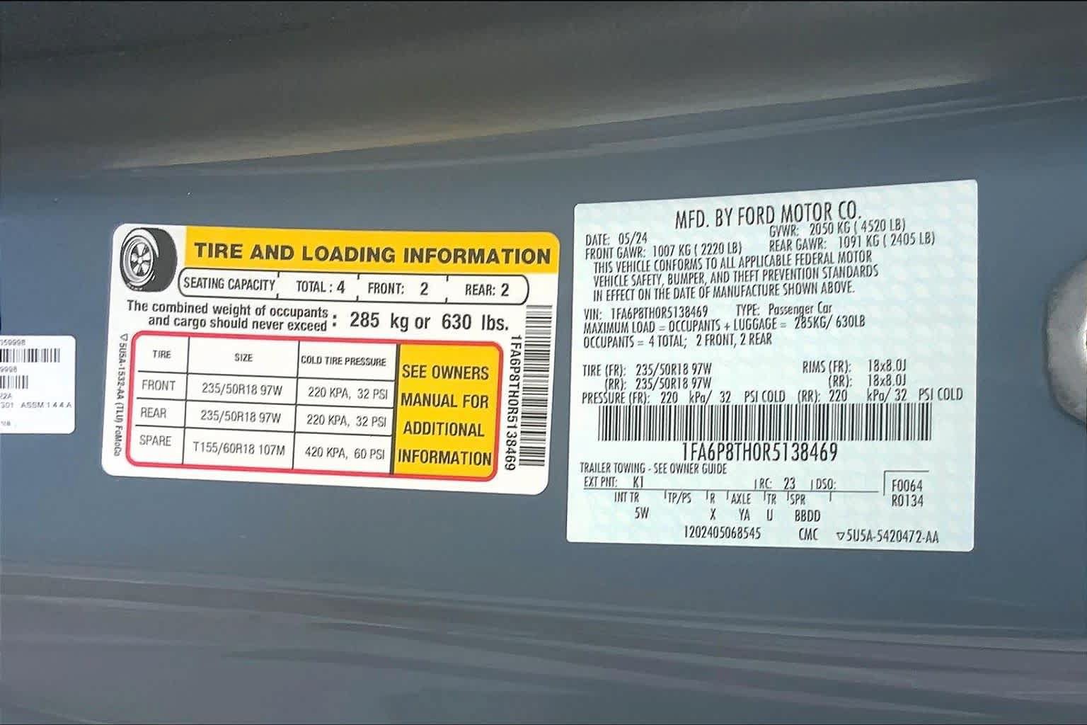 Certified 2024 Ford Mustang Premium RWD image 31