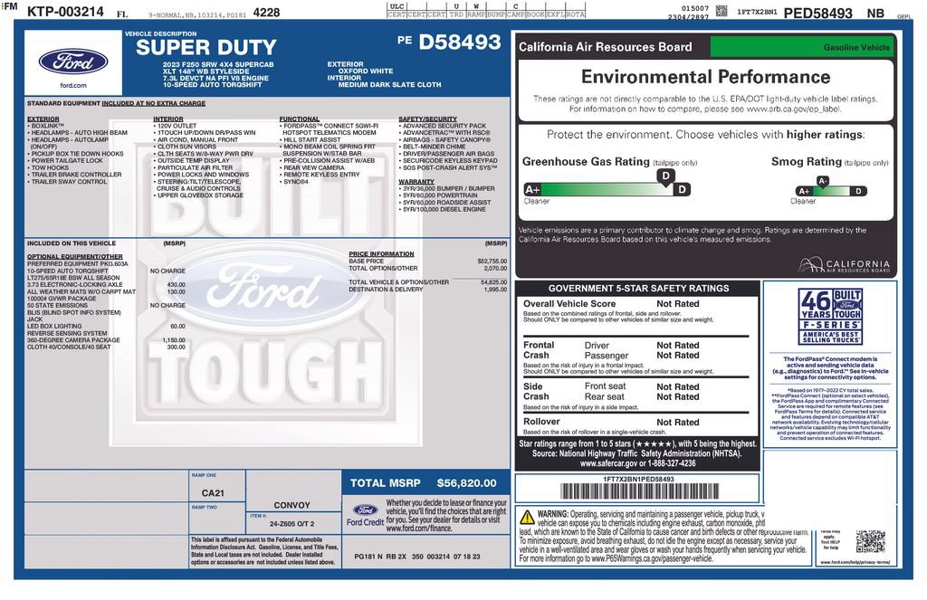Certified 2023 Ford F250 XLT w/ 360-Degree Camera Package AWD/4WD image 8