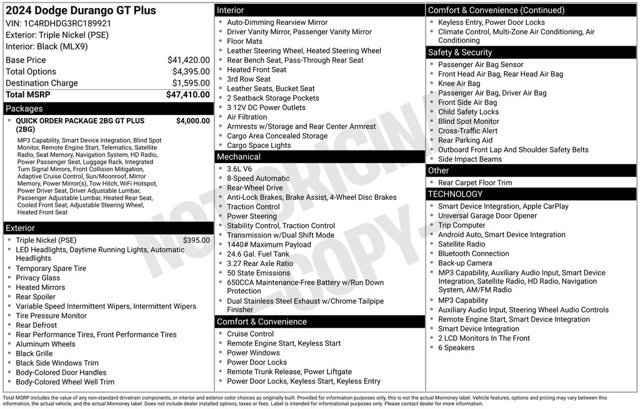 Used 2024 Dodge Durango GT RWD image 9