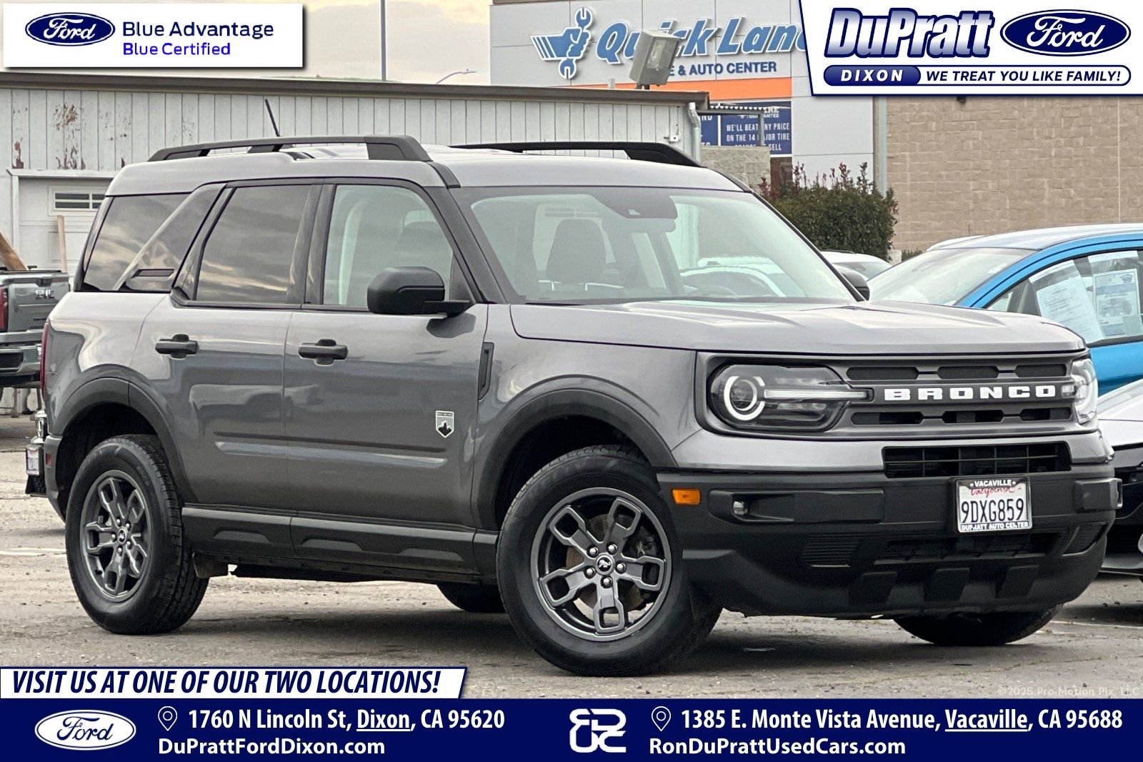 Certified 2022 Ford Bronco Sport Big Bend w/ Convenience Package image 1