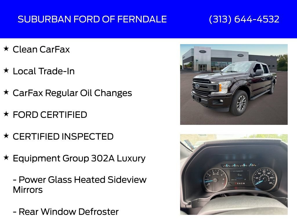 Certified 2020 Ford F150 XLT w/ Equipment Group 302A Luxury AWD/4WD image 4