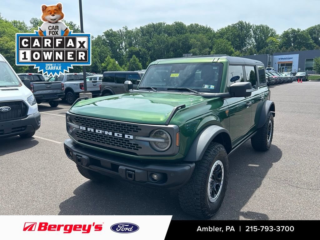Certified 2023 Ford Bronco Badlands w/ Sasquatch Package AWD/4WD image 1