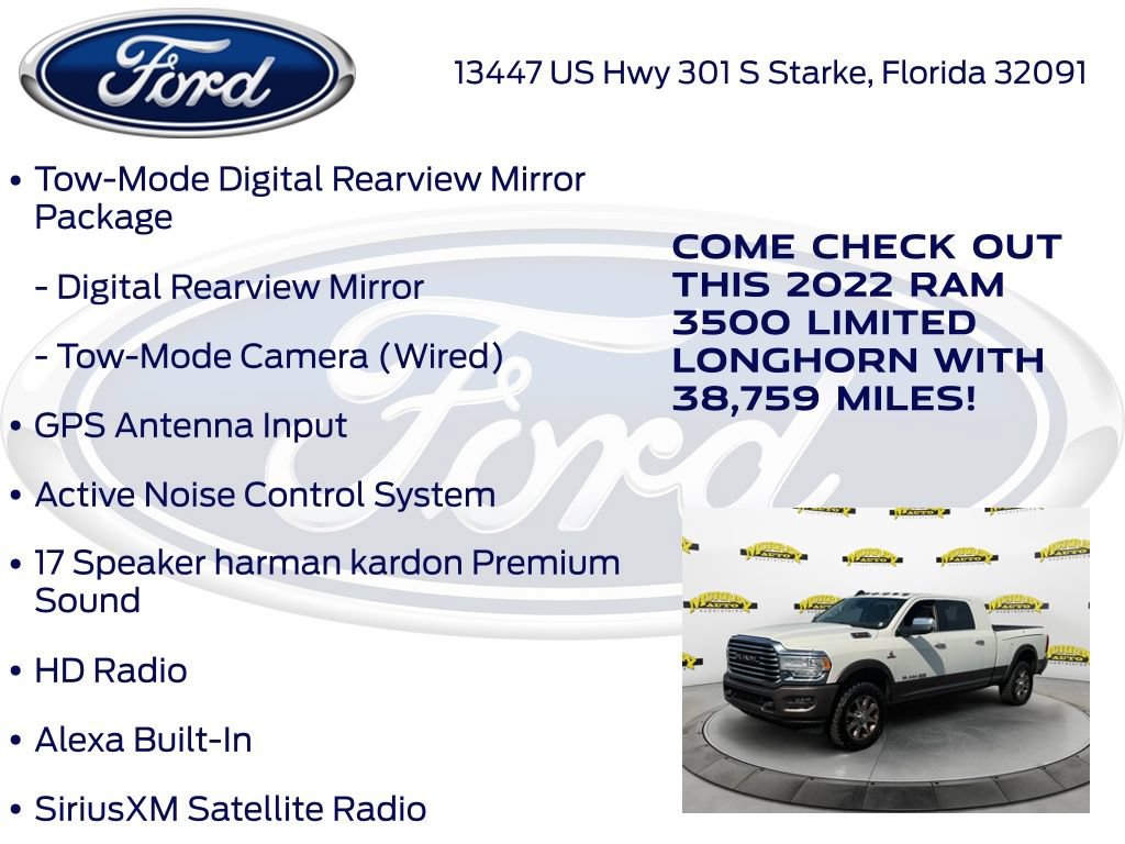 Used 2022 RAM 3500 Limited AWD/4WD image 30