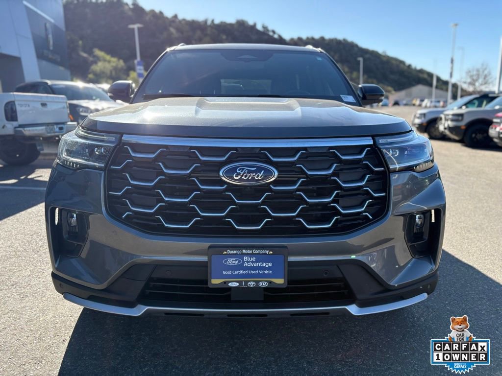 Certified 2025 Ford Explorer Platinum w/ LUX Leather Package AWD/4WD image 12
