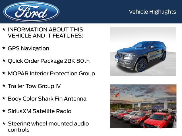 Used 2021 Jeep Grand Cherokee Limited w/ Quick Order Package 28K 80th AWD/4WD image 4